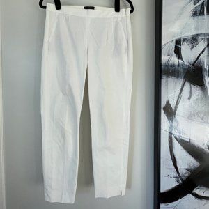 J Crew Martie cropped pant in bi-stretch cotton - Size 4 - White Ivory